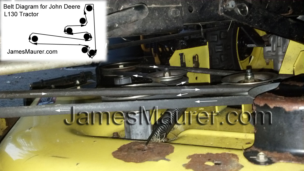 John Deere l130 Belt Diagram – Routing Photo