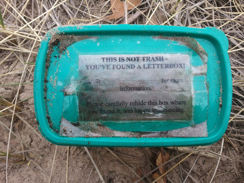 Photo of letterbox found in Muskegon MI