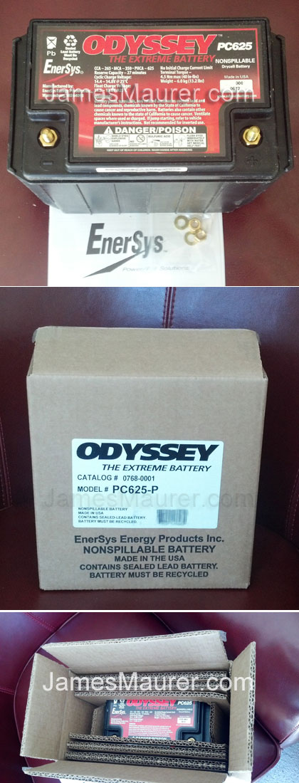 odyssey waverunner pc625 battery